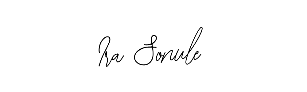 Also we have Ira Sonule name is the best signature style. Create professional handwritten signature collection using Bearetta-2O07w autograph style. Ira Sonule signature style 12 images and pictures png