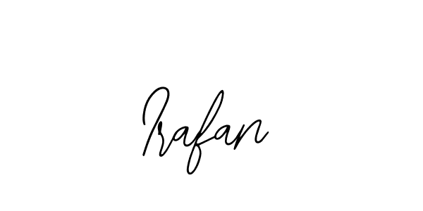 You should practise on your own different ways (Bearetta-2O07w) to write your name (Irafan) in signature. don't let someone else do it for you. Irafan signature style 12 images and pictures png
