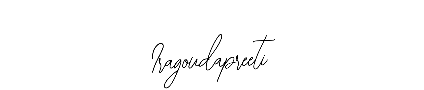 if you are searching for the best signature style for your name Iragoudapreeti. so please give up your signature search. here we have designed multiple signature styles  using Bearetta-2O07w. Iragoudapreeti signature style 12 images and pictures png
