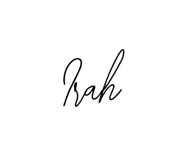 Similarly Bearetta-2O07w is the best handwritten signature design. Signature creator online .You can use it as an online autograph creator for name Irah. Irah signature style 12 images and pictures png