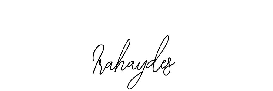 Similarly Bearetta-2O07w is the best handwritten signature design. Signature creator online .You can use it as an online autograph creator for name Irahaydes. Irahaydes signature style 12 images and pictures png