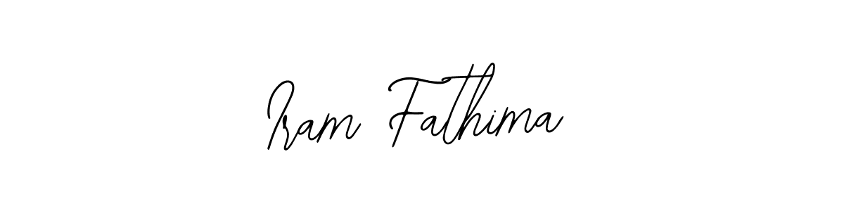 Make a beautiful signature design for name Iram Fathima. With this signature (Bearetta-2O07w) style, you can create a handwritten signature for free. Iram Fathima signature style 12 images and pictures png