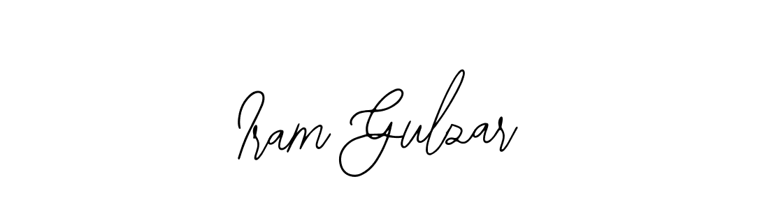 The best way (Bearetta-2O07w) to make a short signature is to pick only two or three words in your name. The name Iram Gulzar include a total of six letters. For converting this name. Iram Gulzar signature style 12 images and pictures png