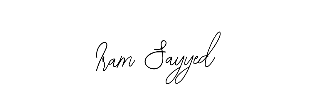 Also You can easily find your signature by using the search form. We will create Iram Sayyed name handwritten signature images for you free of cost using Bearetta-2O07w sign style. Iram Sayyed signature style 12 images and pictures png