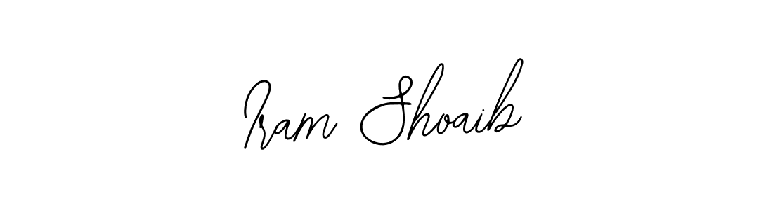 if you are searching for the best signature style for your name Iram Shoaib. so please give up your signature search. here we have designed multiple signature styles  using Bearetta-2O07w. Iram Shoaib signature style 12 images and pictures png