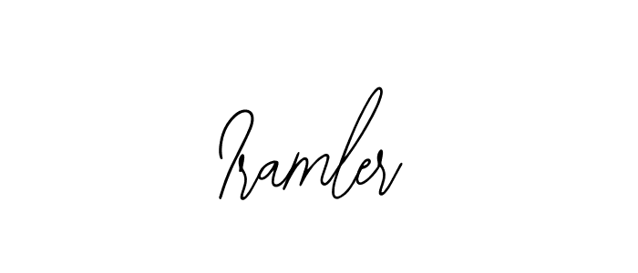 The best way (Bearetta-2O07w) to make a short signature is to pick only two or three words in your name. The name Iramler include a total of six letters. For converting this name. Iramler signature style 12 images and pictures png