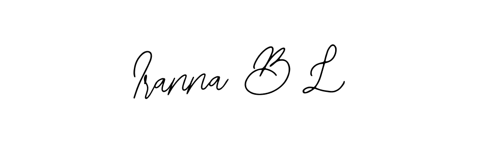Make a short Iranna B L signature style. Manage your documents anywhere anytime using Bearetta-2O07w. Create and add eSignatures, submit forms, share and send files easily. Iranna B L signature style 12 images and pictures png