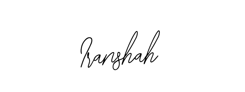 Iranshah stylish signature style. Best Handwritten Sign (Bearetta-2O07w) for my name. Handwritten Signature Collection Ideas for my name Iranshah. Iranshah signature style 12 images and pictures png