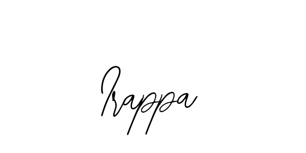 How to make Irappa signature? Bearetta-2O07w is a professional autograph style. Create handwritten signature for Irappa name. Irappa signature style 12 images and pictures png