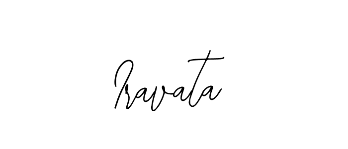 How to make Iravata name signature. Use Bearetta-2O07w style for creating short signs online. This is the latest handwritten sign. Iravata signature style 12 images and pictures png