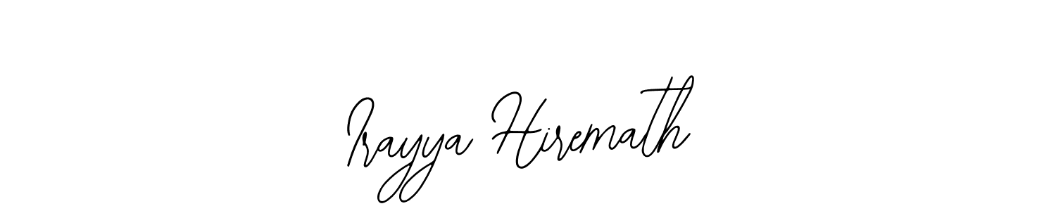 The best way (Bearetta-2O07w) to make a short signature is to pick only two or three words in your name. The name Irayya Hiremath include a total of six letters. For converting this name. Irayya Hiremath signature style 12 images and pictures png