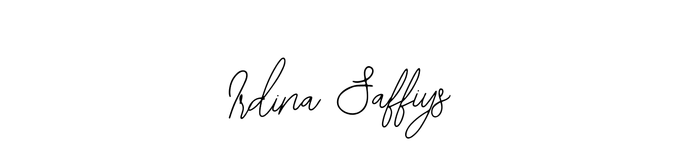 Use a signature maker to create a handwritten signature online. With this signature software, you can design (Bearetta-2O07w) your own signature for name Irdina Saffiys. Irdina Saffiys signature style 12 images and pictures png