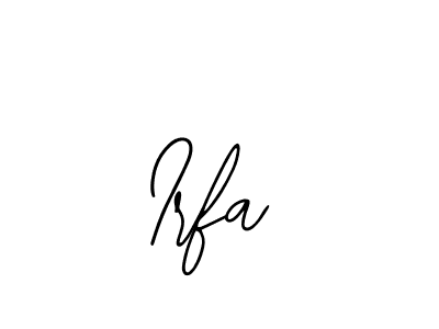 Make a beautiful signature design for name Irfa. With this signature (Bearetta-2O07w) style, you can create a handwritten signature for free. Irfa signature style 12 images and pictures png