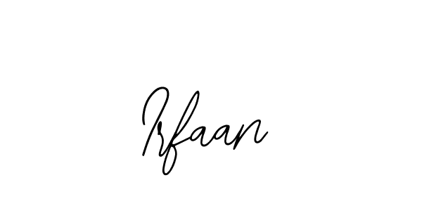 if you are searching for the best signature style for your name Irfaan. so please give up your signature search. here we have designed multiple signature styles  using Bearetta-2O07w. Irfaan signature style 12 images and pictures png