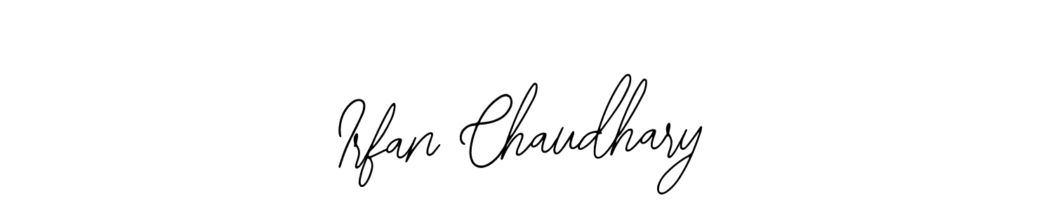 The best way (Bearetta-2O07w) to make a short signature is to pick only two or three words in your name. The name Irfan Chaudhary include a total of six letters. For converting this name. Irfan Chaudhary signature style 12 images and pictures png