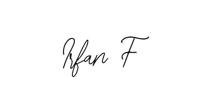 Similarly Bearetta-2O07w is the best handwritten signature design. Signature creator online .You can use it as an online autograph creator for name Irfan F. Irfan F signature style 12 images and pictures png