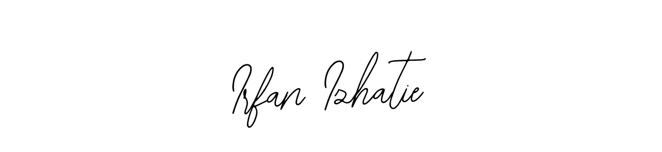 Similarly Bearetta-2O07w is the best handwritten signature design. Signature creator online .You can use it as an online autograph creator for name Irfan Izhatie. Irfan Izhatie signature style 12 images and pictures png