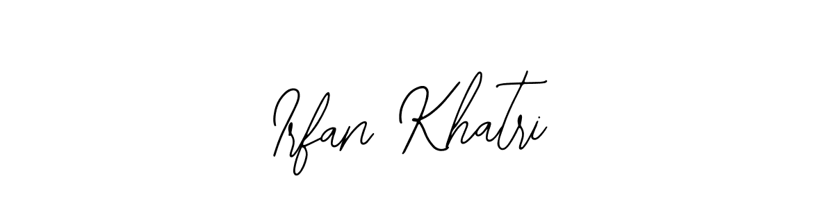 How to make Irfan Khatri signature? Bearetta-2O07w is a professional autograph style. Create handwritten signature for Irfan Khatri name. Irfan Khatri signature style 12 images and pictures png