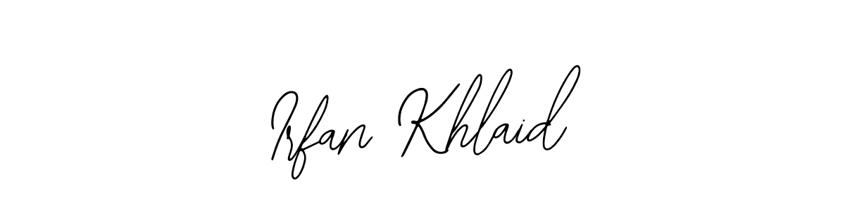 Create a beautiful signature design for name Irfan Khlaid. With this signature (Bearetta-2O07w) fonts, you can make a handwritten signature for free. Irfan Khlaid signature style 12 images and pictures png