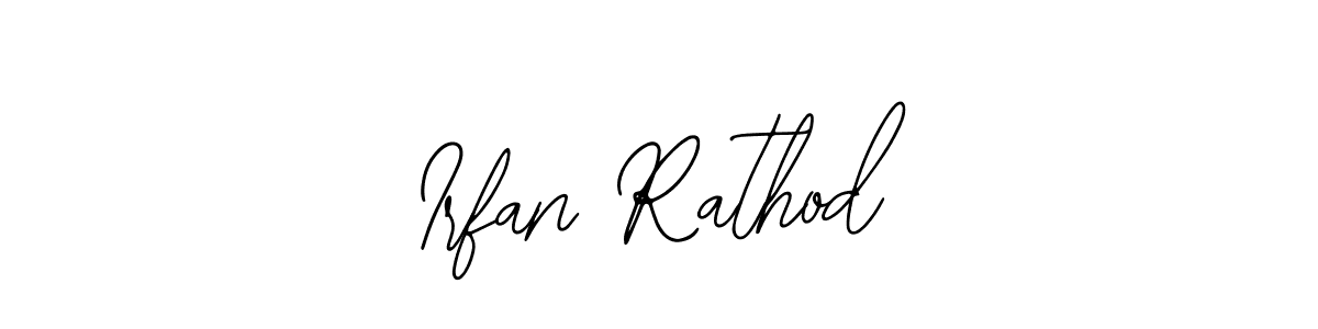 Create a beautiful signature design for name Irfan Rathod. With this signature (Bearetta-2O07w) fonts, you can make a handwritten signature for free. Irfan Rathod signature style 12 images and pictures png