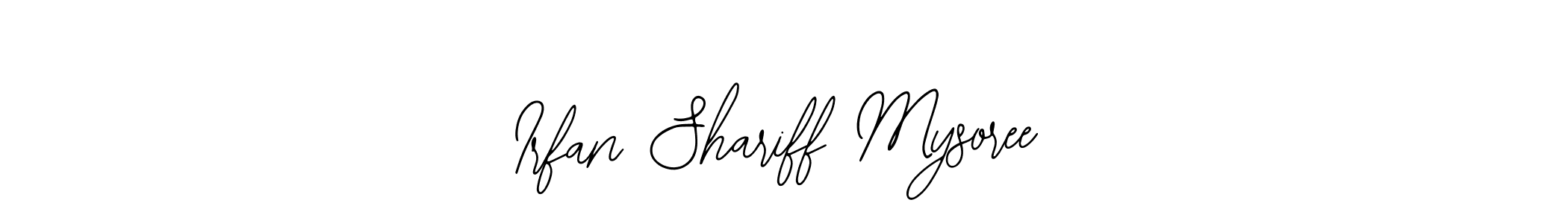 Also You can easily find your signature by using the search form. We will create Irfan Shariff Mysoree name handwritten signature images for you free of cost using Bearetta-2O07w sign style. Irfan Shariff Mysoree signature style 12 images and pictures png