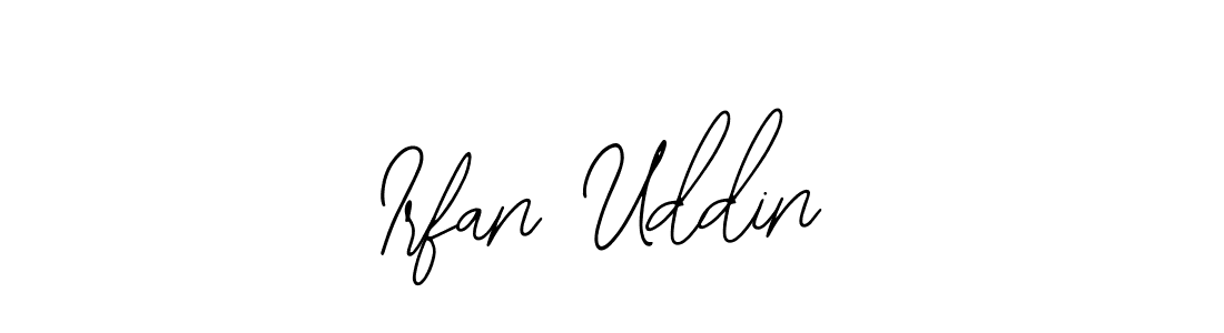 Create a beautiful signature design for name Irfan Uddin. With this signature (Bearetta-2O07w) fonts, you can make a handwritten signature for free. Irfan Uddin signature style 12 images and pictures png