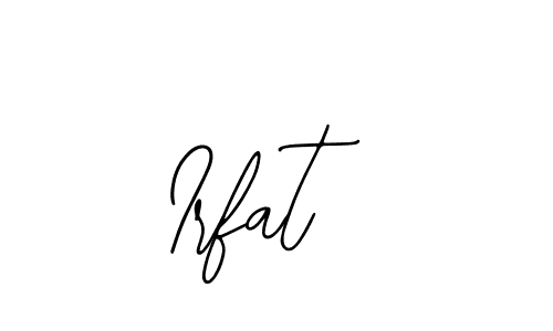 Make a beautiful signature design for name Irfat. With this signature (Bearetta-2O07w) style, you can create a handwritten signature for free. Irfat signature style 12 images and pictures png