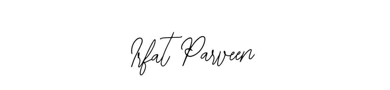 How to Draw Irfat Parveen signature style? Bearetta-2O07w is a latest design signature styles for name Irfat Parveen. Irfat Parveen signature style 12 images and pictures png