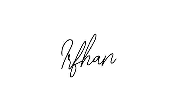 Bearetta-2O07w is a professional signature style that is perfect for those who want to add a touch of class to their signature. It is also a great choice for those who want to make their signature more unique. Get Irfhan name to fancy signature for free. Irfhan signature style 12 images and pictures png