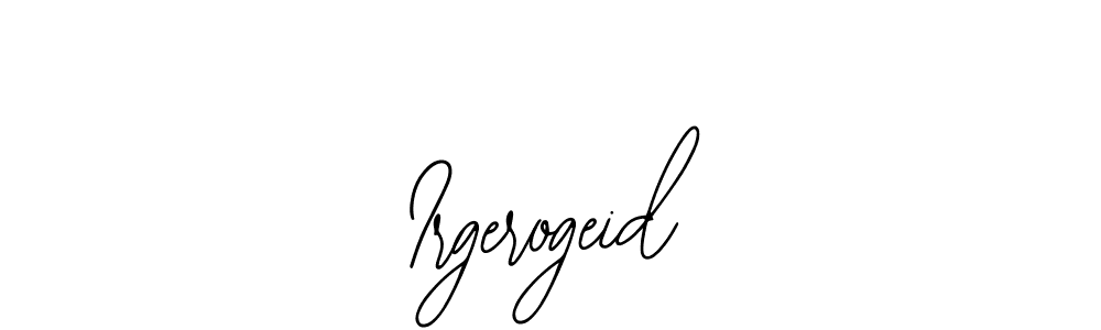Make a beautiful signature design for name Irgerogeid. With this signature (Bearetta-2O07w) style, you can create a handwritten signature for free. Irgerogeid signature style 12 images and pictures png
