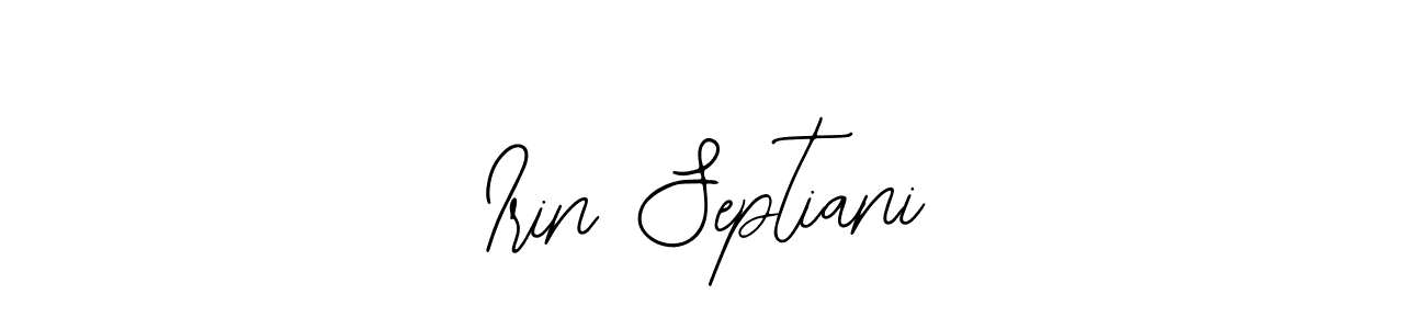 Create a beautiful signature design for name Irin Septiani. With this signature (Bearetta-2O07w) fonts, you can make a handwritten signature for free. Irin Septiani signature style 12 images and pictures png