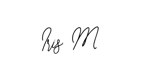 You should practise on your own different ways (Bearetta-2O07w) to write your name (Iris M) in signature. don't let someone else do it for you. Iris M signature style 12 images and pictures png