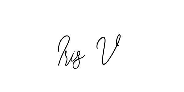 Make a beautiful signature design for name Iris V. With this signature (Bearetta-2O07w) style, you can create a handwritten signature for free. Iris V signature style 12 images and pictures png