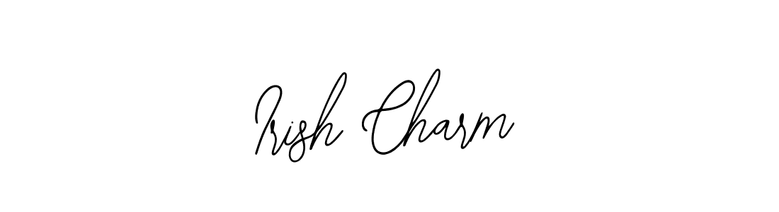 Design your own signature with our free online signature maker. With this signature software, you can create a handwritten (Bearetta-2O07w) signature for name Irish Charm. Irish Charm signature style 12 images and pictures png