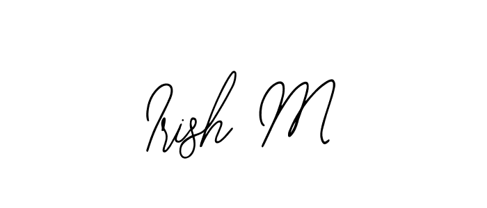 How to make Irish M name signature. Use Bearetta-2O07w style for creating short signs online. This is the latest handwritten sign. Irish M signature style 12 images and pictures png