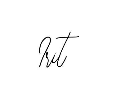 You should practise on your own different ways (Bearetta-2O07w) to write your name (Irit) in signature. don't let someone else do it for you. Irit signature style 12 images and pictures png