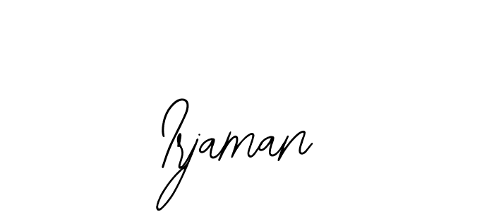 Bearetta-2O07w is a professional signature style that is perfect for those who want to add a touch of class to their signature. It is also a great choice for those who want to make their signature more unique. Get Irjaman name to fancy signature for free. Irjaman signature style 12 images and pictures png