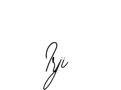 Also You can easily find your signature by using the search form. We will create Irji name handwritten signature images for you free of cost using Bearetta-2O07w sign style. Irji signature style 12 images and pictures png