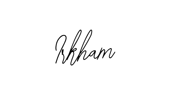Once you've used our free online signature maker to create your best signature Bearetta-2O07w style, it's time to enjoy all of the benefits that Irkham name signing documents. Irkham signature style 12 images and pictures png