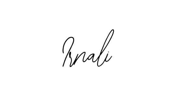 Create a beautiful signature design for name Irnali. With this signature (Bearetta-2O07w) fonts, you can make a handwritten signature for free. Irnali signature style 12 images and pictures png