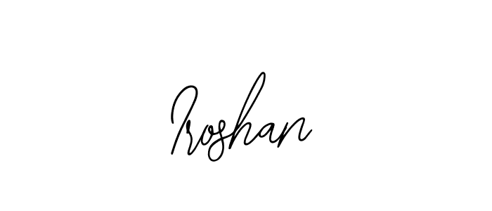 How to Draw Iroshan signature style? Bearetta-2O07w is a latest design signature styles for name Iroshan. Iroshan signature style 12 images and pictures png