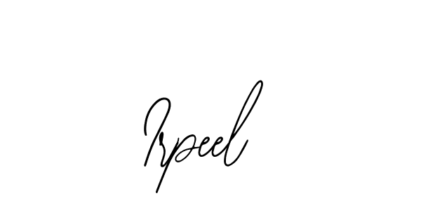 Create a beautiful signature design for name Irpeel. With this signature (Bearetta-2O07w) fonts, you can make a handwritten signature for free. Irpeel signature style 12 images and pictures png