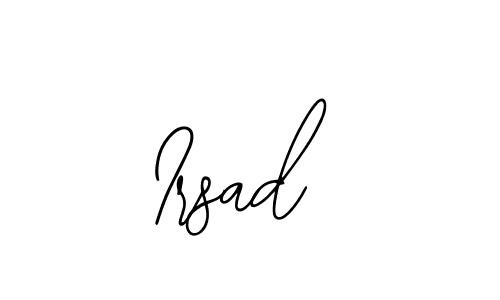 How to make Irsad signature? Bearetta-2O07w is a professional autograph style. Create handwritten signature for Irsad name. Irsad signature style 12 images and pictures png