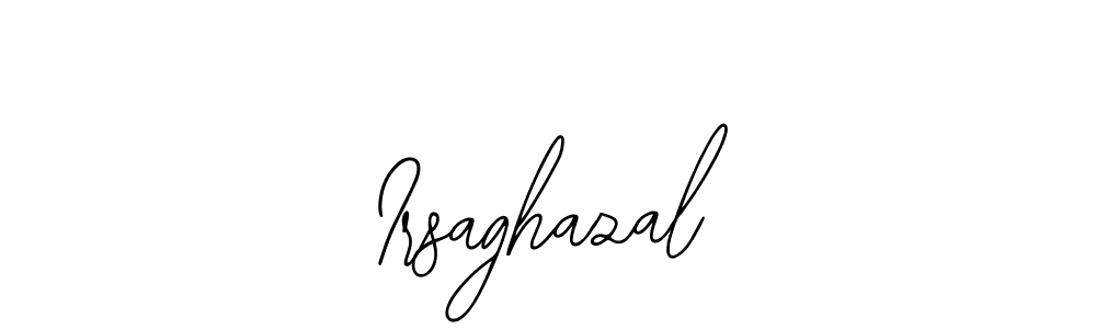 Make a beautiful signature design for name Irsaghazal. With this signature (Bearetta-2O07w) style, you can create a handwritten signature for free. Irsaghazal signature style 12 images and pictures png