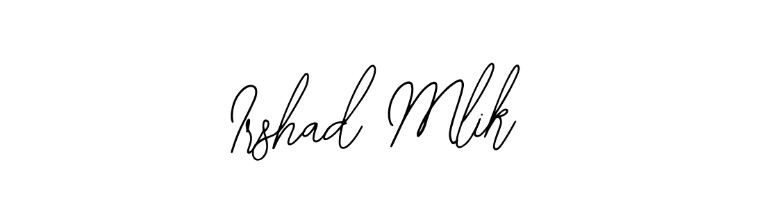 The best way (Bearetta-2O07w) to make a short signature is to pick only two or three words in your name. The name Irshad Mlik include a total of six letters. For converting this name. Irshad Mlik signature style 12 images and pictures png