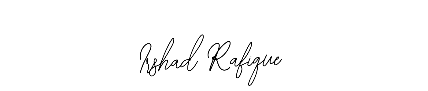 Design your own signature with our free online signature maker. With this signature software, you can create a handwritten (Bearetta-2O07w) signature for name Irshad Rafique. Irshad Rafique signature style 12 images and pictures png