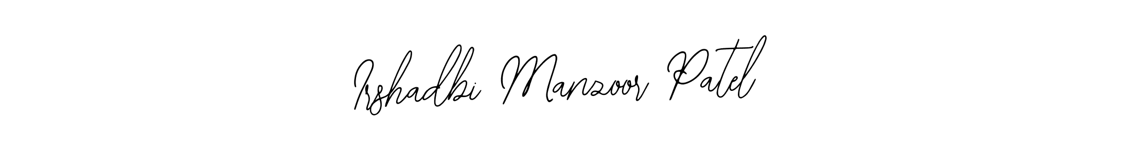 Once you've used our free online signature maker to create your best signature Bearetta-2O07w style, it's time to enjoy all of the benefits that Irshadbi Manzoor Patel name signing documents. Irshadbi Manzoor Patel signature style 12 images and pictures png