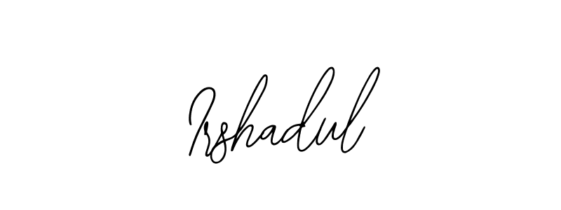Design your own signature with our free online signature maker. With this signature software, you can create a handwritten (Bearetta-2O07w) signature for name Irshadul. Irshadul signature style 12 images and pictures png