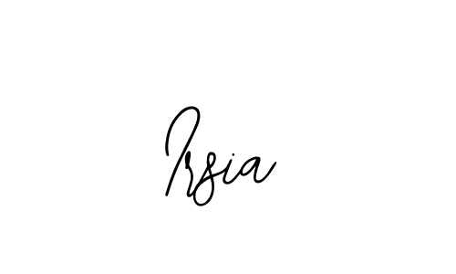 Similarly Bearetta-2O07w is the best handwritten signature design. Signature creator online .You can use it as an online autograph creator for name Irsia. Irsia signature style 12 images and pictures png