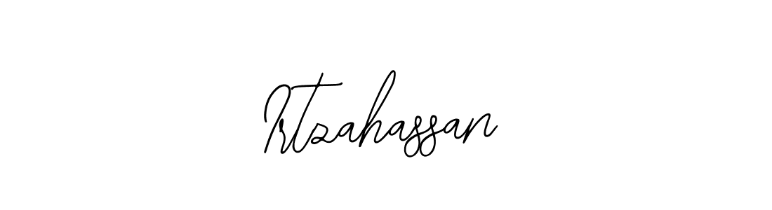 How to make Irtzahassan signature? Bearetta-2O07w is a professional autograph style. Create handwritten signature for Irtzahassan name. Irtzahassan signature style 12 images and pictures png